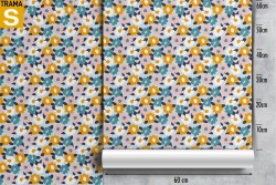 Wallpaper Design and Styles Flora and Fauna Modern Stylized Nature