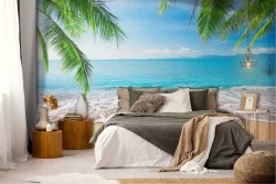 Tropical Beach and Sea Wallpaper