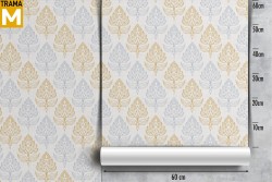 Stylized Nature Flowers Wallpaper