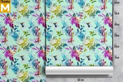 Carta da Parati Fiori Natura Tropicale Moderna