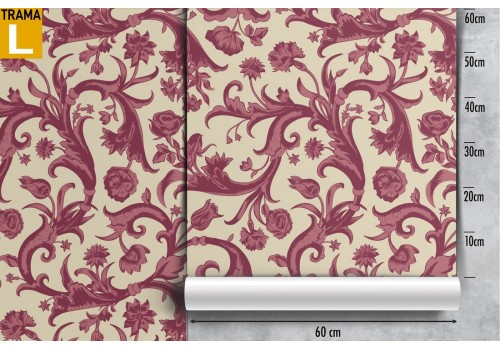 Vintage nature flowers wallpaper refined pattern. 2