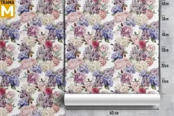Vintage Nature Flowers Wallpaper