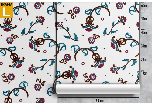 Vintage flowers wallpaper nature pattern. 2