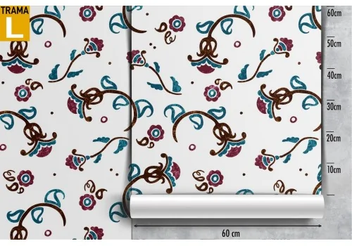 Vintage flowers wallpaper nature pattern. 2