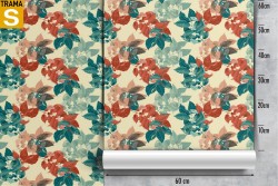 Wallpaper Design and Styles Flora and Fauna Leaves Abstract Nature