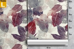Modern abstract nature leaves wallpaper.
