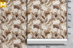 Vintage Nature Leaves Wallpaper