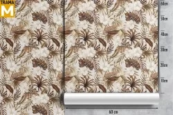 Vintage Nature Leaves Wallpaper