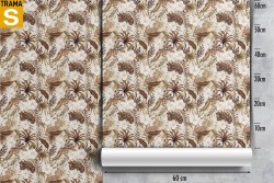 Floral and Fauna Wallpaper Design and Styles Vintage Nature Leaves
