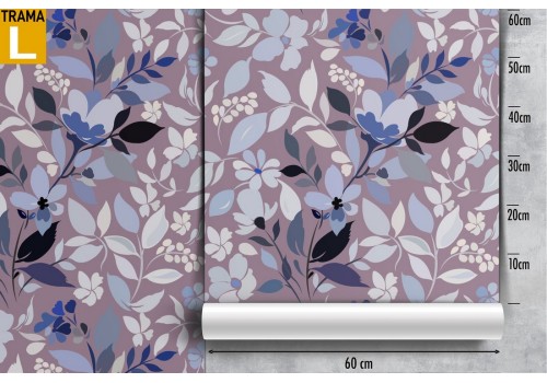 Wallpaper with stylized leaves modern design. 2
