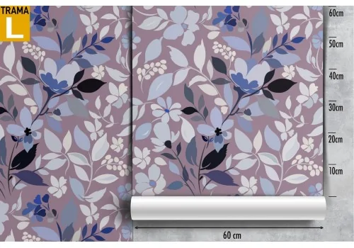 Wallpaper with stylized leaves modern design. 2