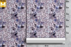Modern Nature Leaves Wallpaper