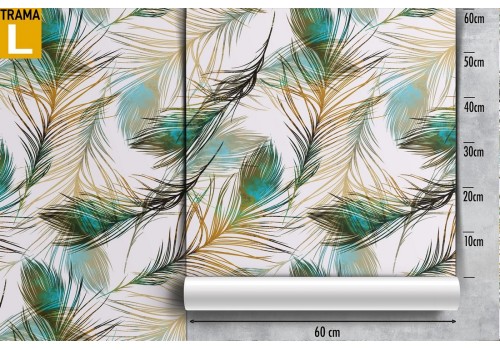 Wallpaper with stylized leaves nature modern design. 2