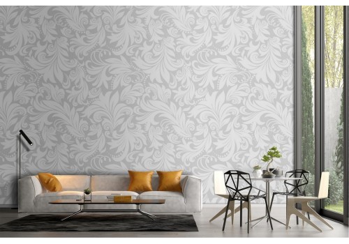 Vintage nature stylized leaves wallpaper.