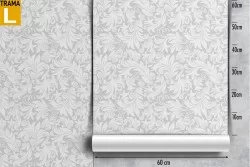 Vintage nature stylized leaves wallpaper.