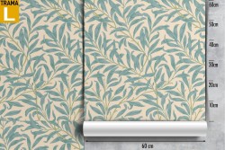 Wallpaper stylized leaves nature pattern.