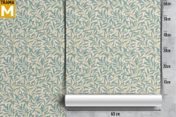 Stylized Nature Leaves Vintage Wallpaper