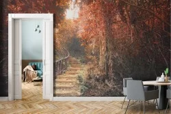 Carta da Parati Fantasy e Dark Foreste e Alberi Alberi