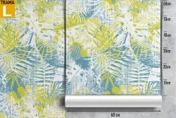 Carta da Parati foglie tropicali astratte natura moderna.