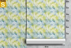 Carta da Parati Design e Stili Flora e Fauna Astratta Foglie Moderna Tropicale