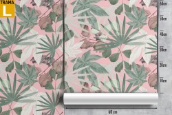 Tropical leaves abstract nature wallpaper.