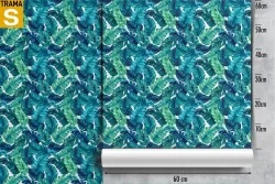 Carta da Parati Design e Stili Flora e Fauna Foglie Moderna Tropicale