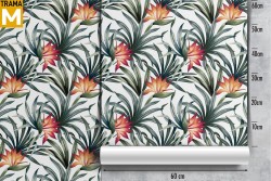 Carta da Parati Foglie Moderna Natura Tropicale