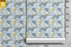 Wallpaper Design and Styles Flora and Fauna Tropical Leaves