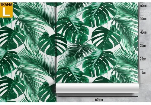 Tropical leaves pattern modern nature wallpaper. 2