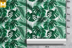 Carta da Parati Foglie Tropicale