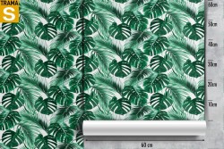 Carta da Parati Design e Stili Flora e Fauna Foglie Tropicale