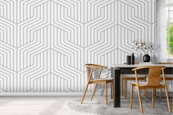 Modern design geometric lines wallpaper.