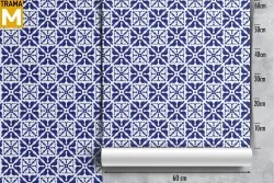 Carta da Parati Geometrica Mattonelle Vintage