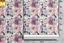 Carta da Parati Fiori Moderna Natura