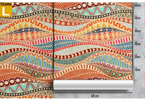 Vintage abstract wave wallpaper. 2