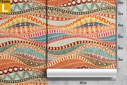 Vintage abstract wave wallpaper.