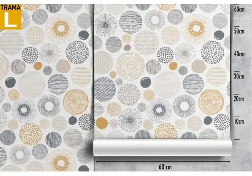 Vintage polka dot wallpaper pattern. 2