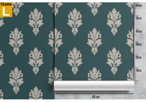 Vintage damask wallpaper pattern. 2