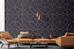 Carta da Parati pattern geometrico art déco.