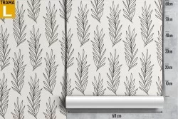 Wallpaper pattern nature stylized leaves.
