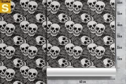 Wallpaper Design and Styles Dark and Skulls Industrial Urban