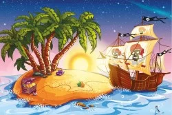 Children's Pirate Wallpaper