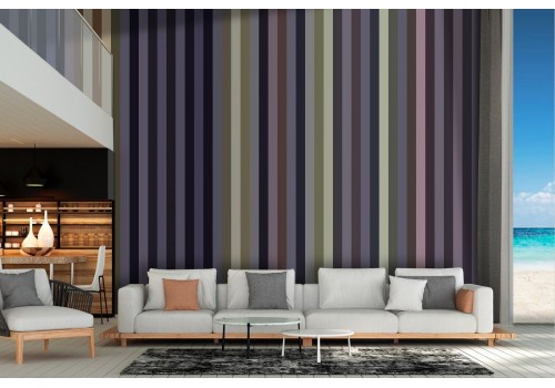 1950's purple striped wallpaper
