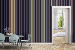 1950's purple striped wallpaper