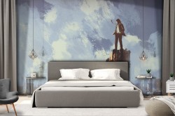 Carta da Parati Dipinti e Acquerelli Moderna