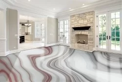 Carta da Parati superficie marmo bianco e grigio