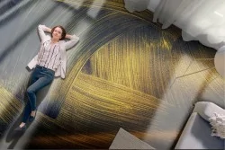 Carta da Parati superficie muro dipinto pennello