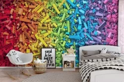 Striped and Polka Dot Wallpaper