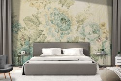 Carta da Parati Fiori Vintage Natura