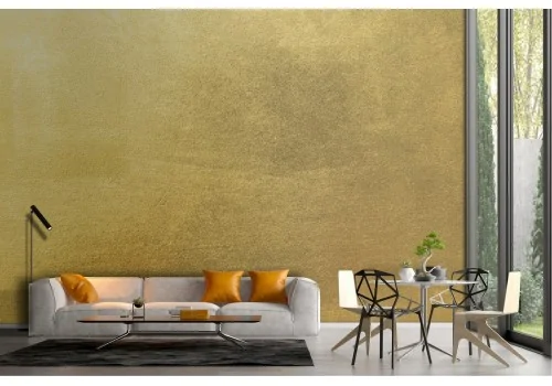 Luxury gold concrete surface wallpaper 2